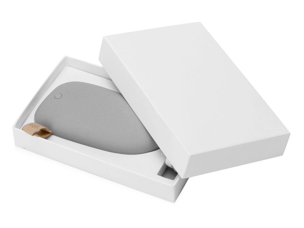 Внешний аккумулятор в форме камня «Stone», 5200 mAh, серый
