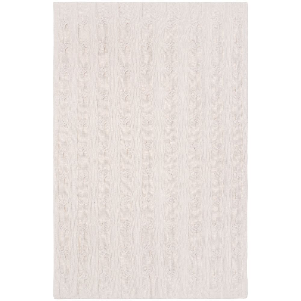 Плед Snefald, жемчужно-белый