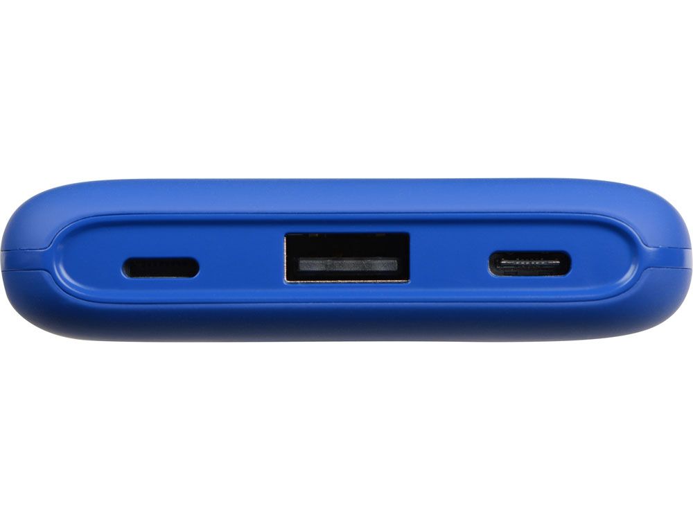 Внешний беспроводной аккумулятор с подсветкой лого «Reserve X» v.2, 8000 mAh, ярко-синий