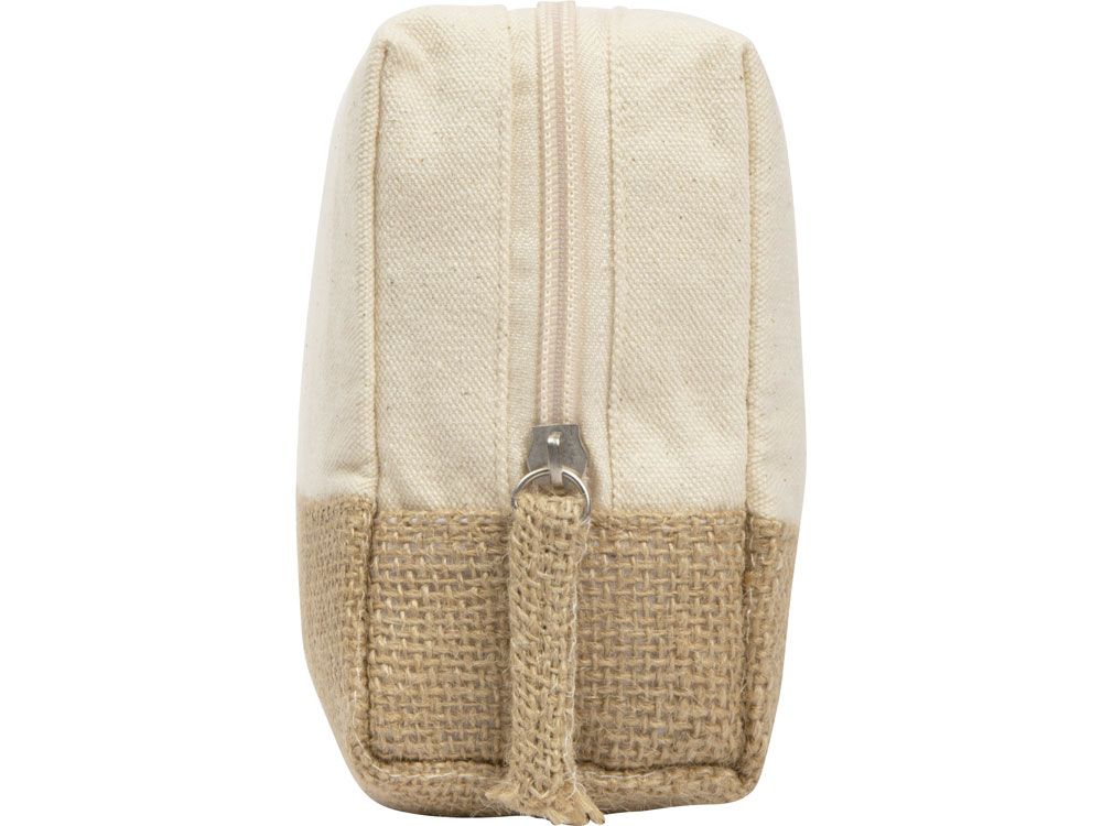 Косметичка «Jute» с ручкой из хлопка и джута