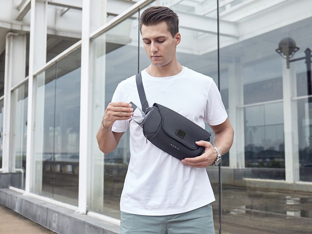 Антикражная сумка на пояс Clickpack, черный