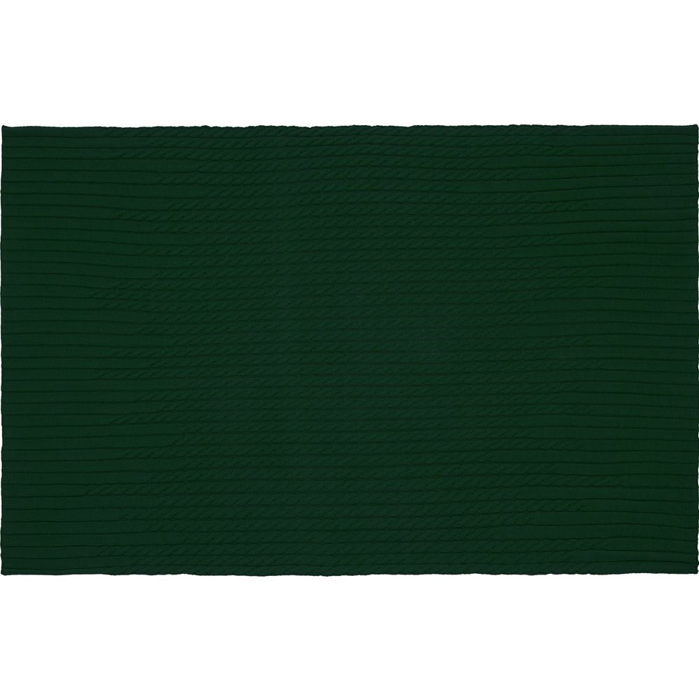 Плед Tressa, темно-зеленый