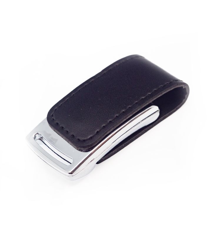 Флеш накопитель Shine, USB 2.0 32GB, металл/кожзам