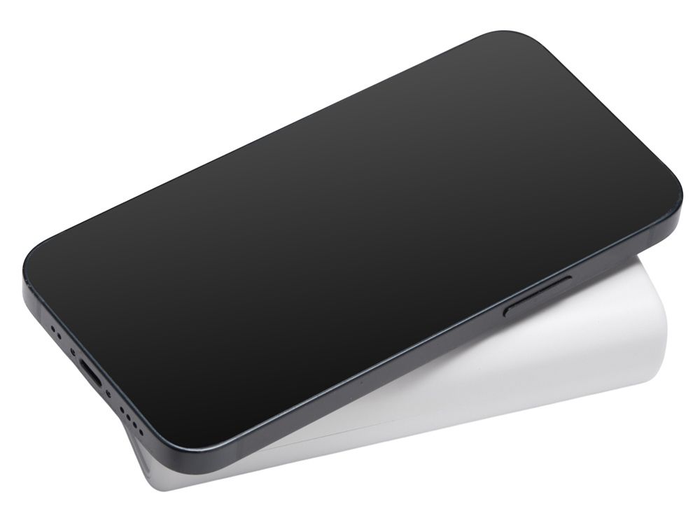 Внешний беспроводной аккумулятор 2-в-1 с функцией зарядки Apple Watch, QC/PD «AtomIQ», 10000 мАч, белый