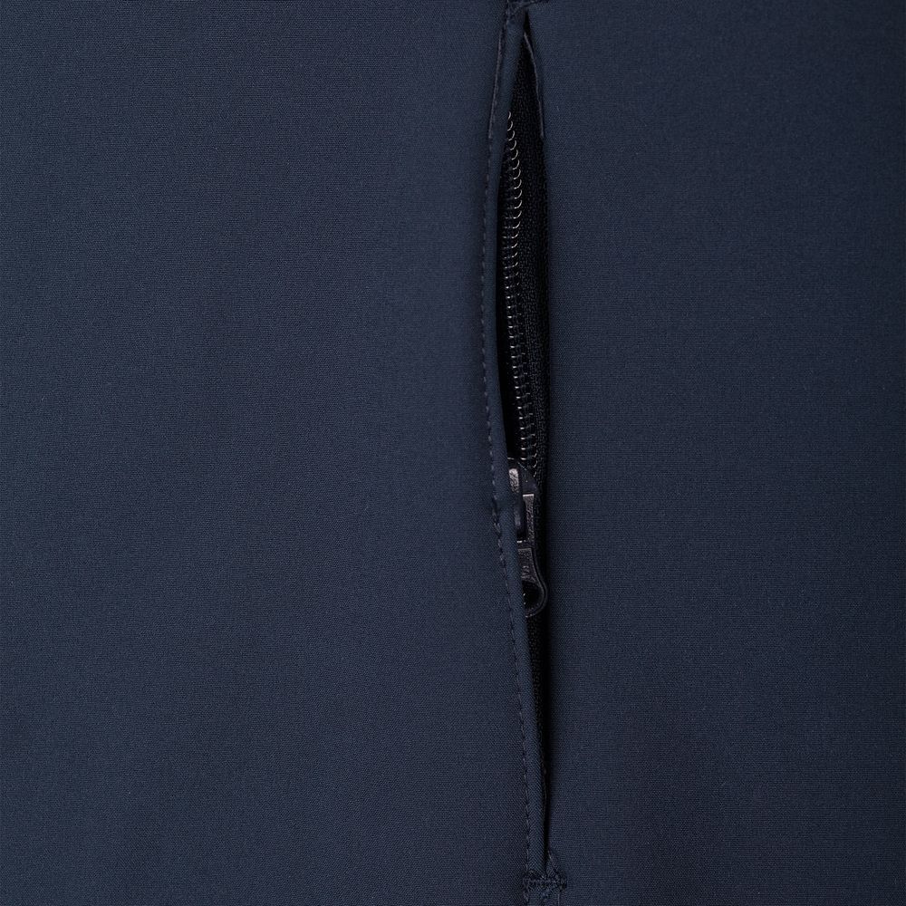 Куртка женская Hooded Softshell темно-синяя, размер S