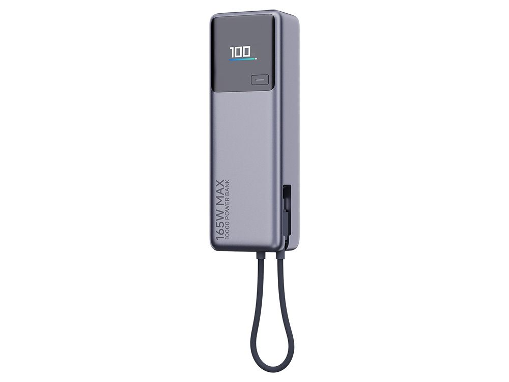 Внешний аккумулятор со встроенным кабелем Xiaomi 165W Power Bank, 10000 мАч