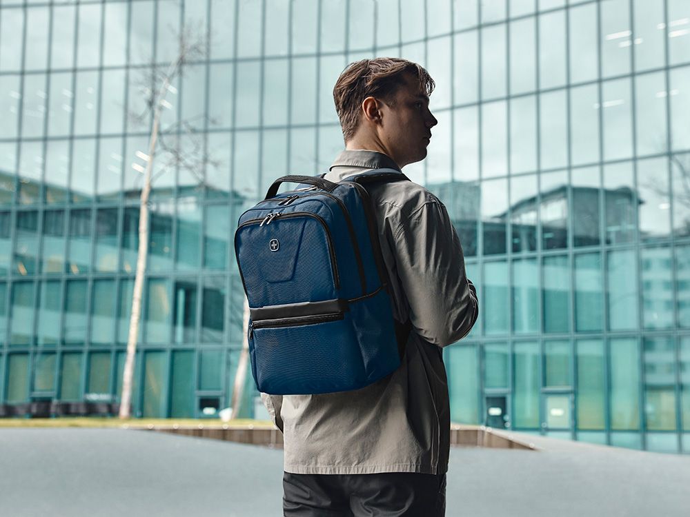 Рюкзак WENGER XE Resist 16", синий, переработанный ПЭТ/Полиэстер, 30х20х44 см, 23 л.