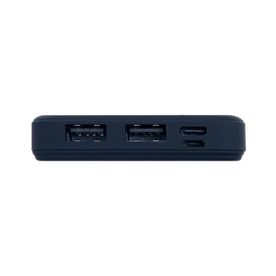 Универсальный аккумулятор Flash 10 (10000 мАч) с подсветкой и soft touch,синий,13,7х6,87х1,55 мм