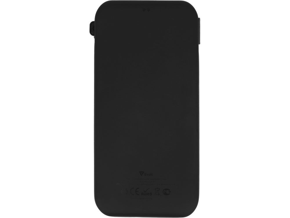 Внешний беспроводной аккумулятор с подсветкой лого «Astro», 10000 mAh, черный