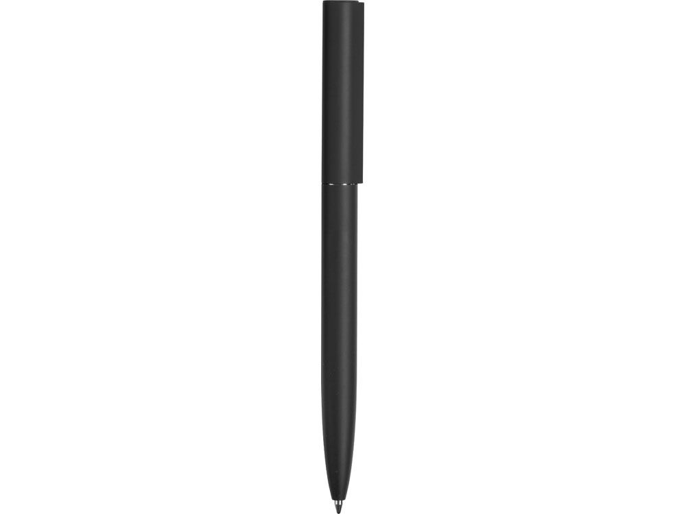 Шариковая металлическая ручка "Minimalist" софт-тач, черный