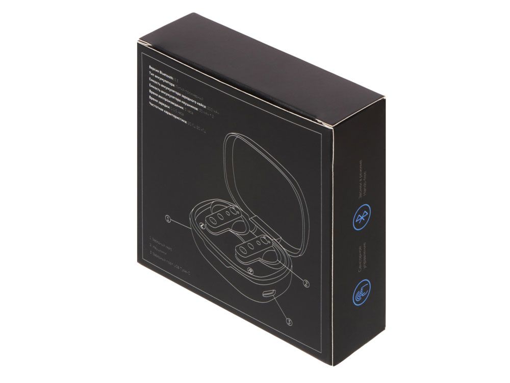 Беспроводные наушники TWS wireless "Sync", черный