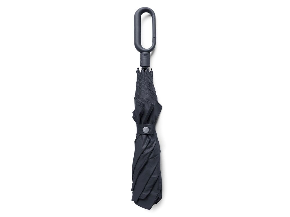 Зонт складной Mini Hook, черный