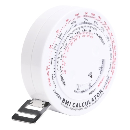 Рулетка Биометрическая BMi-53 150см, белая